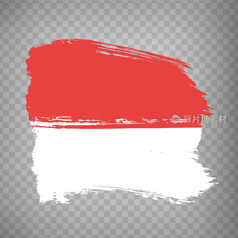 Flag Canton of Solothurn brush strokes. Flag of  Solothurn on transparent background for your web site design, app, UI. Switzerland. EPS10.
